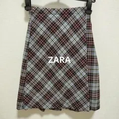 ZARAチェックスカート　キッズ