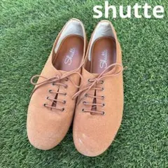 shutte フラットシューズ　24.5cm ブラウン　レディース　ナチュラル