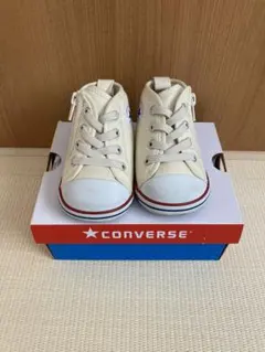 ベビーシューズ　コンバース　ファーストスター　ホワイト　12センチ