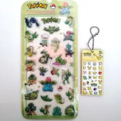 ポケモン 透明立体シール 　シール型ミニチュアチャーム