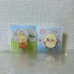 ちいかわ アクリルシーンクリップビスケット 2個セット うさぎ ラッコ