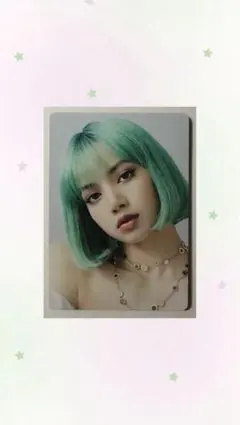 black pink トレカ　リサ