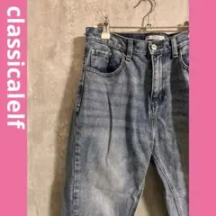 クラシカルエルフ　 ハイウエストテーパードヴィンテージジーンズ デニム