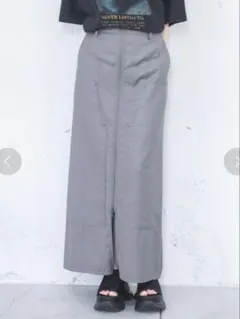 JEANASIS フロントジップ ナロースカート