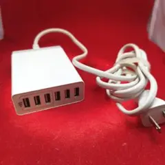 5ポート USBハブ ホワイト