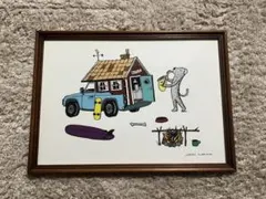 ボリス・オクライン Boris O'Klein 手彩色銅版画 フレーム付F645