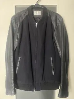 MORGAN HOMME スタジャン シングルライダース モルガンオム サイズM