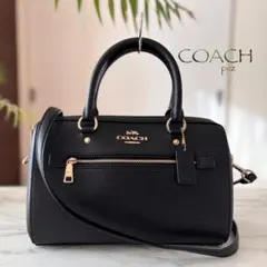 極美品 COACH コーチ 2way レザーショルダーバッグ