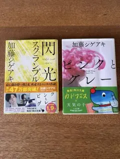 加藤シゲアキ 閃光スクランブル & ピンクとグレー セット