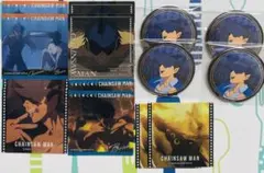 チェンソーマン　ビーム　レゼ篇　缶バッジ　スクエアクリアカード