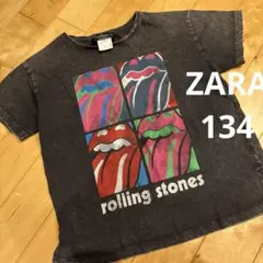 ZARA ザラ the Rolling Stones 半袖Tシャツ グレー