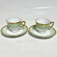 大倉陶園 メイグリーン ティー カップ のみ 2客 - メルカリ