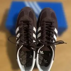 レア】adidas SL76 ダークブラウン スニーカー - メルカリ