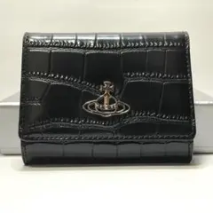 【新品未使用】Vivienne Westwood 三つ折り財布 ブラック