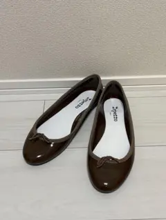 【最終値下げ】⭐︎美品⭐︎repetto サンドリオン バレエシューズ 黒　38 Repetto サンドリオン ブラックレインシューズ38 - メルカリ