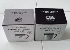 Fuku Fuku Nyanko ステンレスリッドマグカップ 300ml 2点