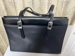 ビジネスバッグ 合成皮革 仕切りあり