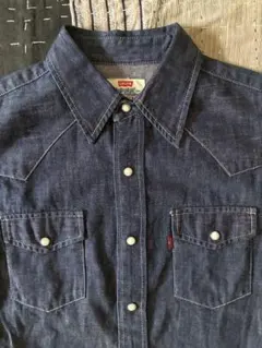 97年製 levi's vtg デニム ウエスタンシャツ 香港製 レディース