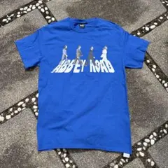 The Beatles Abbey Road Tシャツ ブルー y2k swagのサムネイル