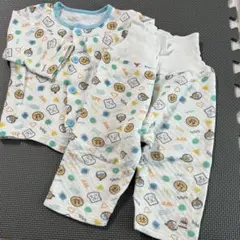 90サイズ ベビー服　パジャマ上下　アンパンマン　腹巻き