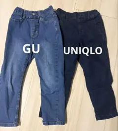 キッズ ジーンズ 2点セット