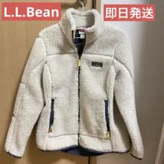 LLBean フリースジャケット クリーム色