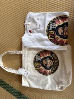 ユニクロ 津山院庄店限定 イナバ化粧品店コラボ TシャツL &トート