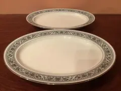 美品　オールドノリタケ　PRELUDE 大皿　2枚セット