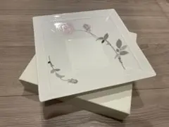 新品未使用！洋角皿　NIKKO Rose Water ファインボーンチャイナ