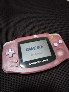 ゲームボーイアドバンス クリアピンク 動作確認済み