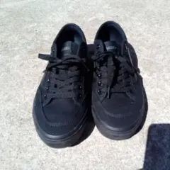 Vansスニーカー黒✕黒25.5cm