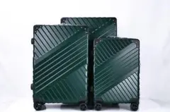 軽量Lサイズ　静音8輪　キャリーバッグ　スーツケース　キャリーケース　グリーン
