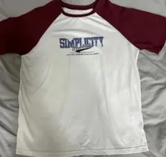 リバーシブル Tシャツ 白/赤 古着 アメカジ