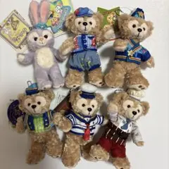 ディズニー ダッフィー ステラルー ぬいぐるみバッチ まとめ売り