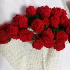 ハンドメイドフラワーブランケット