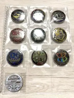 ハリー・ポッター ホグズミード ダイアゴン横丁 24金メッキ 金バッジ