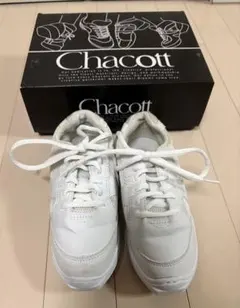 【中古】Chacott チャコット　ダンシングスニーカー　ホワイト　19.0cm