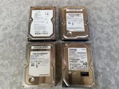 HDD 500GB 4個　TOSHIBA Samsung　Seagate