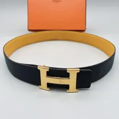 エルメス コンスタンス リバーシブル Hベルト 60 ゴールド 美品 - メルカリ