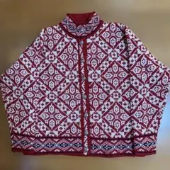 y*様 L.L.Bean エルエルビーン USA製チロルニットカーディン
