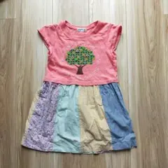 RAGMART✦花柄パッチワークワンピース100cmのサムネイル