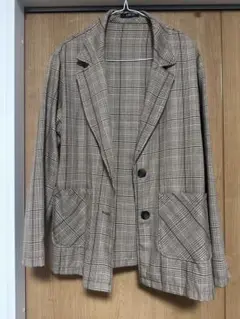 SUREVE チェック柄 テーラードジャケット