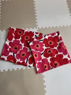 marimekko 花柄 クッションカバー 2枚セット