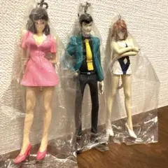 未開封‼️ルパン三世　キーホルダー　3点セット ルパンの両手に峰不二子❤️