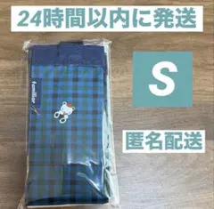 familiar ファミリア エコバッグ シュパット S サイズ 青 チェック
