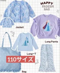 ディズニー アナと雪の女王 ハッピーバッグ 110サイズ 5点セット