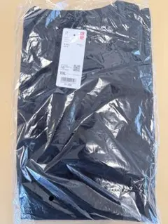 UNIQLO ボクシー クロップドTシャツ ブラック XXL