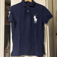 Ralph Lauren ネイビー ポロシャツ カスタムスリムフィット