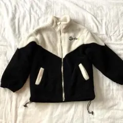 値下げ中‼️フリースジャケット 黒とアイボリー