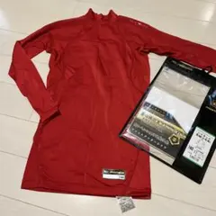 PROSTATUS 長袖アンダーシャツ レッド 160 キッズ野球サッカー